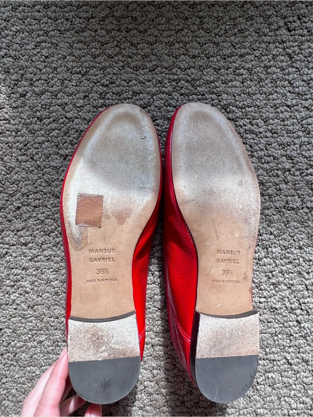 Mansur Gavriel Dream Ballerina Size 36.5 in Poppy Red - Picture 3 of 8